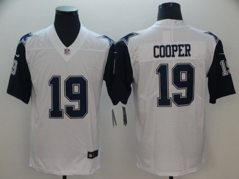 Men Dallas cowboys #19 Cooper White Thanksgiving Nike Vapor Untouchable Limited Playe NFL Jerseys